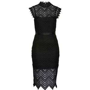 BARDOT Black Imogen Lace Cocktail Dress 6/Small